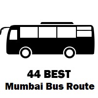 44 Bus route Mumbai Colaba Bus Station to Worli Depot