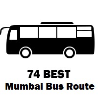74 Bus route Mumbai Colaba Bus Station to Mahim Bus Station