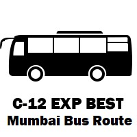 C-12 EXP Bus route Mumbai Santacruz Depot to Dahisar Bus Station