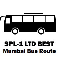 SPL-1 LTD Bus route Mumbai Mumbai C.S.T. to N.C.P.A.