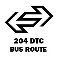 204 DTC Bus Route Ghond to Shivaji Stadium