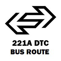 221A DTC Bus Route Jhilmil Colony Crossing to Mori Gate Terminal