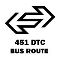 451 DTC Bus Route Jaitpur to Jantar Mantar