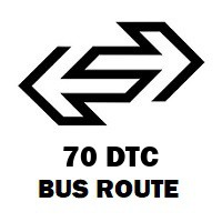 70 DTC Bus Route Naraina Vihar to Anand Vihar Isbt