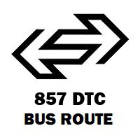 857 DTC Bus Route Anand Vihar Isbt to Raghubir Nagar Block F