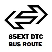 85EXT DTC Bus Route Anand Vihar Isbt to Pitampura West Enclave