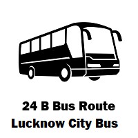 24 B LCTSL Bus route P.S Indira Nagar to Schootar India