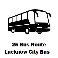 25 LCTSL Bus route Charbagh to Chandrawal