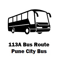 113A Bus route Pune A B Chauk Stand to Pimple Gurav