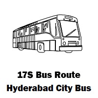 17S Bus route Hyderabad Secunderabad Junction to Ecil Bus Stop