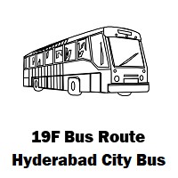 19F Bus route Hyderabad Borabanda Bus Stop to Mehdipatnam Bus Stop