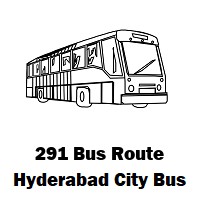 291 Bus route Hyderabad Jbs Bus Stop to Nalgonda X Roads Bus Stop