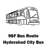 9SF Bus route Hyderabad Borabanda Bus Stop to Falaknuma