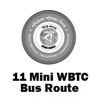11 Mini Bus route Kolkata Belur Math to Dharamtala