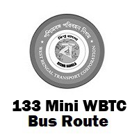 133 Mini Bus route Kolkata Haridebpur to Babughat