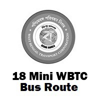 18 Mini Bus route Kolkata Kona to Dharamtala