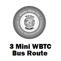 3 Mini Bus route Kolkata Kadamtala to Dharamtala