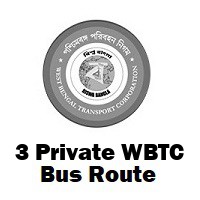 3 Private Bus route Kolkata Bagbazar to Srirampur