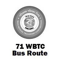 71 Bus route Kolkata Salt Lake to Howrah Maidan