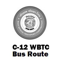 C-12 Bus route Kolkata 7 Tanks to Garia Station