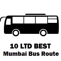 10 LTD Bus route Mumbai Hutatma Chowk to Ghatkopar Depot / Caseurina