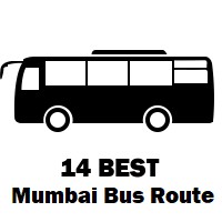 14 Bus route Mumbai Dr.S.P.Mukherji Chowk Museum to Pratiksha Nagar Depot