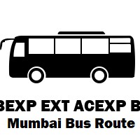 A-13EXP EXT ACEXP Bus route Mumbai Backbay Depot to Lodha Complex (Thane)