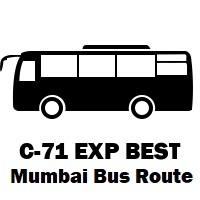 C-71 EXP Bus route Mumbai Mahim Bus Station to Mira Road Station ( E)