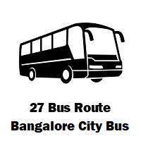 27 BMTC Bus route Shivajinagar to Kuvempunagar South (Btm Layout)