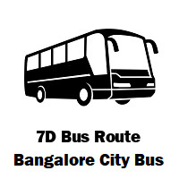 7D BMTC Bus route Banashankari to Jeevanabhimanagar