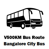 V500KM BMTC Bus route J P Nagar Kalyani Magnum to Itpl