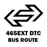 465EXT DTC Bus Route Sarita Vihar to Safdarjung Terminal