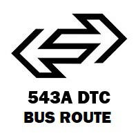 543A DTC Bus Route Anand Vihar (ISBT) to Kapashera Border