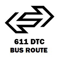 611 DTC Bus Route Mayur Vihar Phase 3 to Dhaula Kuan