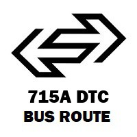 715A DTC Bus Route Madhu Vihar to Mehrauli