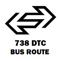 738 DTC Bus Route Janakpuri Block D to Anand Vihar Isbt