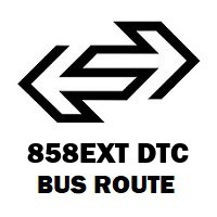 858EXT DTC Bus Route Kamla Market to Rajouri Garden Extension