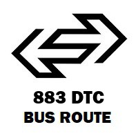 883 DTC Bus Route Kashmere Gate ISBT to Uttam Nagar Terminal