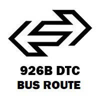 926B DTC Bus Route Fatehpuri to Shakurpur(Samrat Cinema)