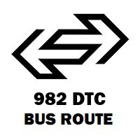 982 DTC Bus Route New Seemapuri to Sultanpuri