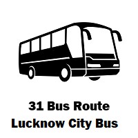 31 LCTSL Bus route Alambagh Chauraha to Iim