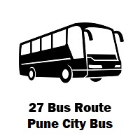 27 Bus route Pune Pict Bharati Vidyapeeth to Shivajinagar Station
