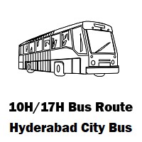 10H/17H Bus route Hyderabad Kondapur Bus Stop to Ecil Bus Stop