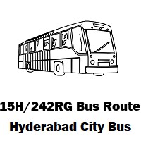 15H/242RG Bus route Hyderabad Rajiv Gruhakalpa Colony to Secunderabad Junction