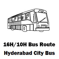 16H/10H Bus route Hyderabad Ecil Bus Stop to Kondapur Bus Stop