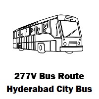277V Bus route Hyderabad Hayath Nagar Bus Stop to Ibrahimpatnam Bus Station