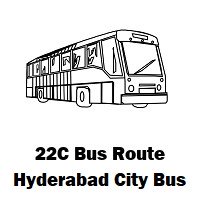 22C Bus route Hyderabad Secunderabad Junction to Chennapuram